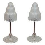 Art Deco Table Lamp by SABINO (Pair vailable)