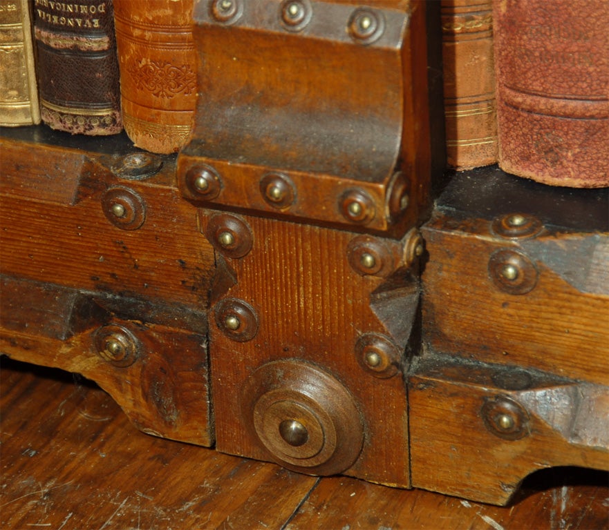 Arts & Crafts Period Pine Bookcase 4