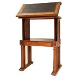 19th C. French Regency Style Mechanical Drafting Table