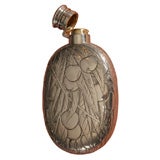 Victorian Sterling Flask, made by The Gorham Company  in 1887