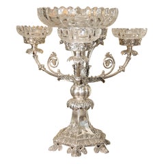 Antique An English Sterling Epergne,  Mathew Bolton, Birmingham, 1825-26