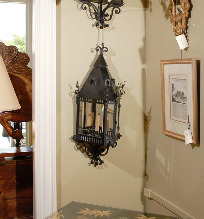 Pair of Street Light Lantern as Wall Sconces