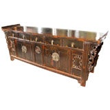Chinese ca 1840 console buffet cabinet altar coffer sideboard