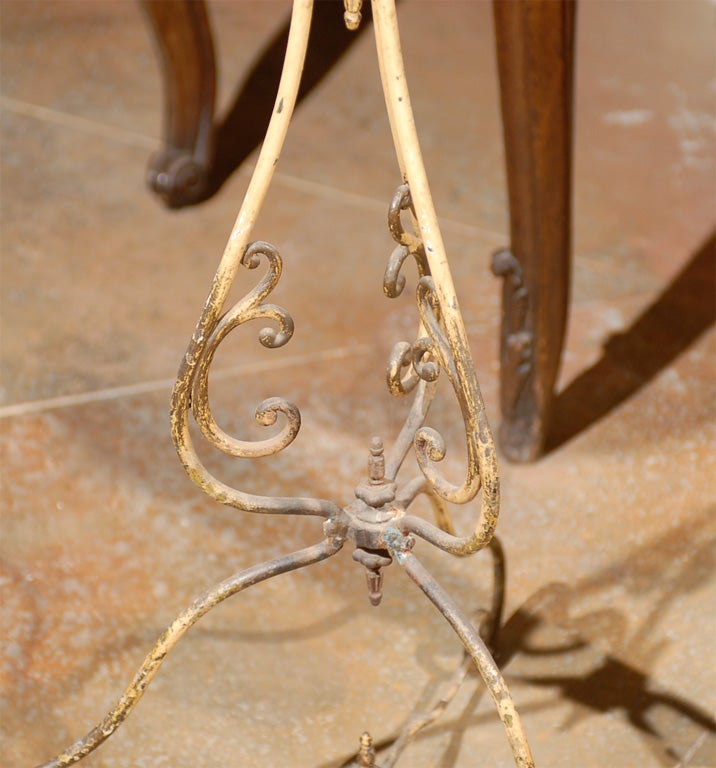 19th Century French Tole and Iron Jardiniere 1