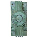 Antique Verde Gris Copper Architectural Decoration