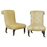 Napoleon III Chauffeuse (Slipper Chairs)
