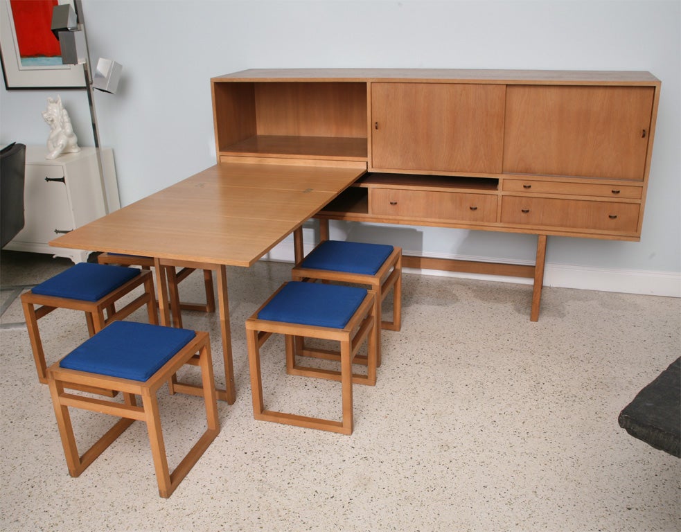 A Borge Mogensen Metamorphic Sideboard/Table/Benches, Denmark 3