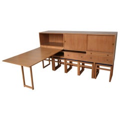 A Borge Mogensen Metamorphic Sideboard/Table/Benches, Denmark