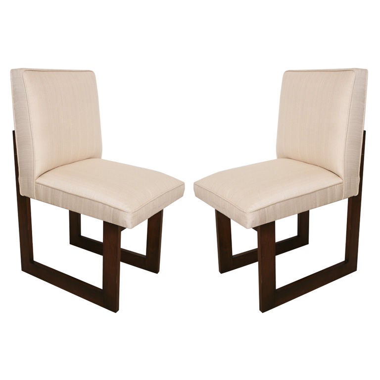 Pair of Vladimir Kagan "Nobu" or "Cubist" Chairs For Sale