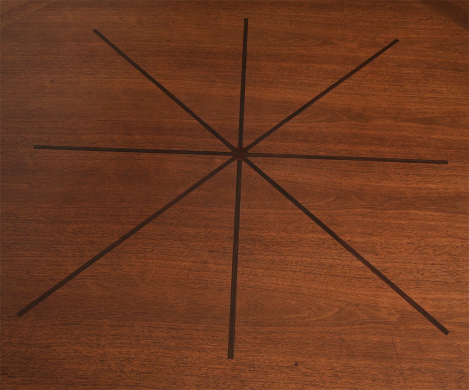 A Unique Ed Wormley for Dunbar Octagonal Dining Table 4