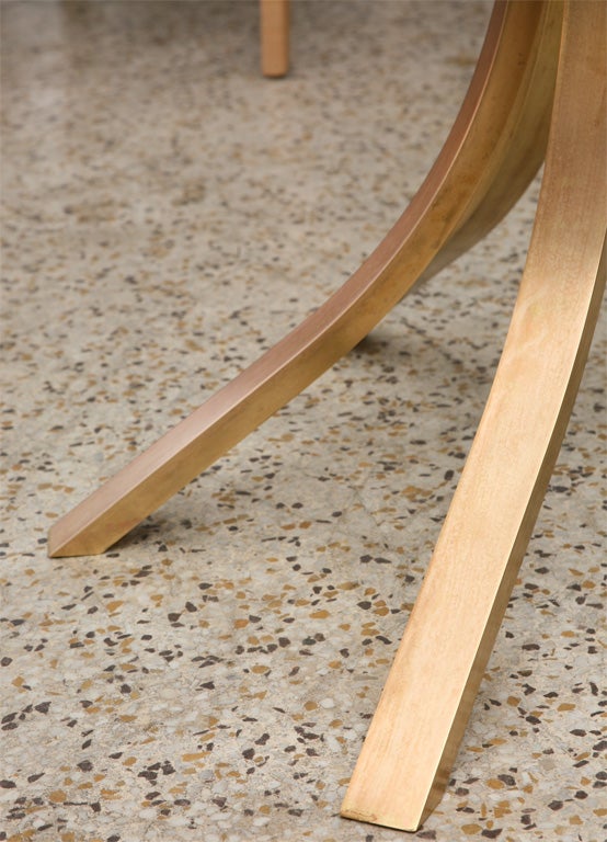 60's Solid Brass Center/Dining Table 3