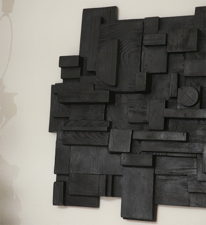 Large-Scale Wall Sculpture in the Manner of Louise Nevelson 1