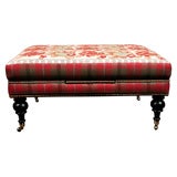 Branca Collection Ottoman with Vintage Suzani