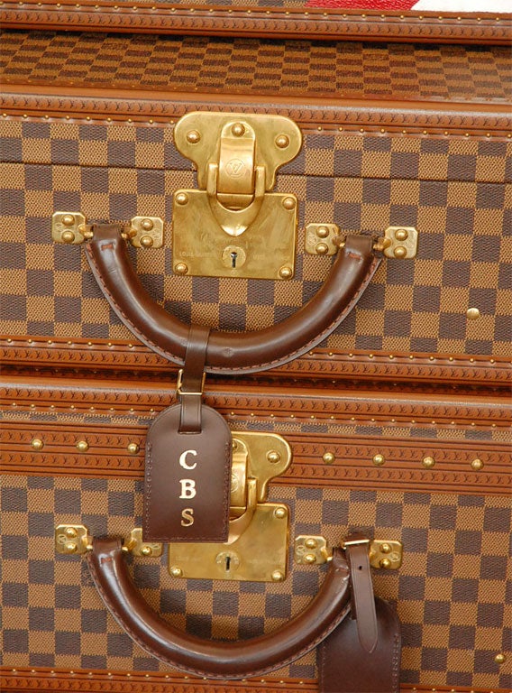 French Louis Vuitton Suitcases
