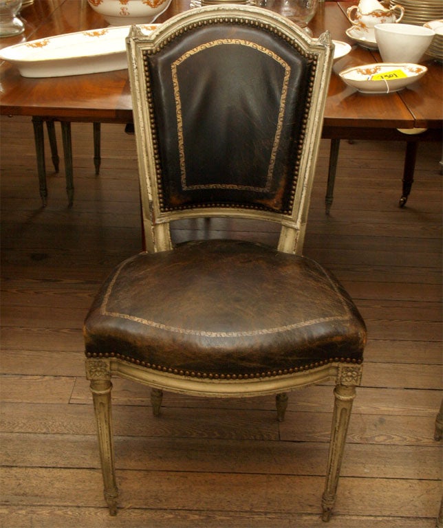 French Six Louis XVI Style Dining Chairs