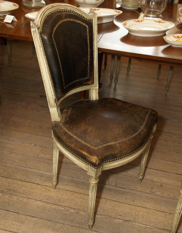 Six Louis XVI Style Dining Chairs 3