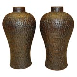 Pair of Peter Lane "Prunus" Vases