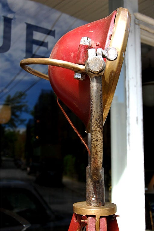 Mid-20th Century Antique nautical search light floor lamp