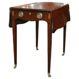 George III inlaid mahogany Pembroke table