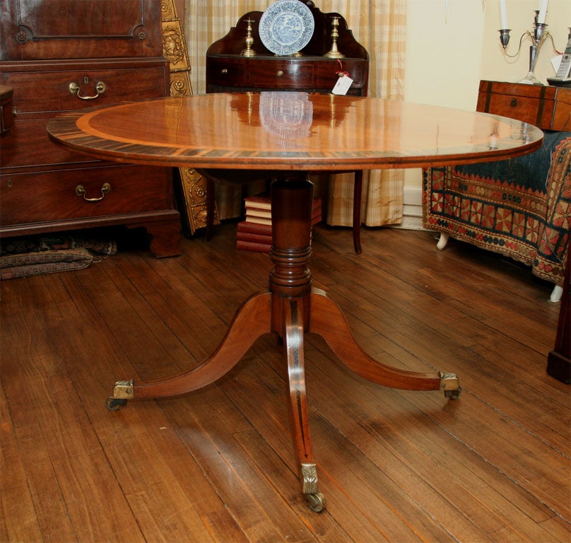 English, mahogany breakfast table