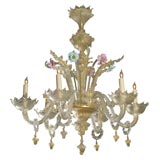 Venetian 6 Arm Chandelier