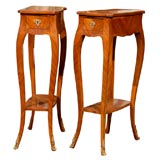 Pair of 19th Century Kingwood Parquetry Side Tables