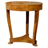 Early 19th Century Charles X Bleached Walnut Gueridon Table Early 19th Century Charles X Bleached Walnut Gueridon Table