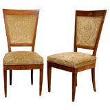 Set of  10 - 19th Century Spanish Side Chairs in Walnut