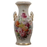 Antique 19th Century French Paris Porceelain Vase - Napolean III
