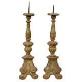 18th Century Pair of French Candle Sticks