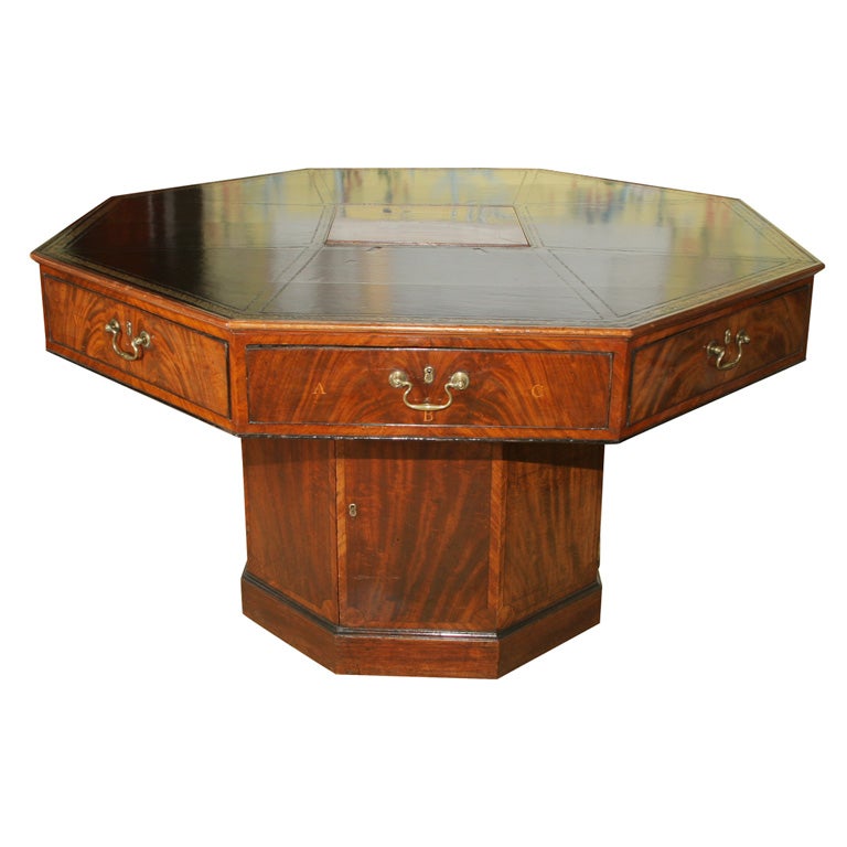 Rare Chippendale period rent table, c. 176(