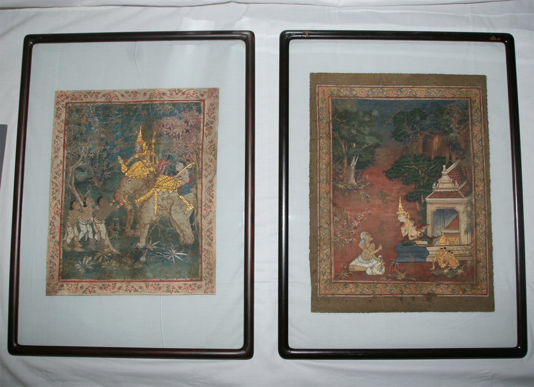 Framed Asian Tapestries