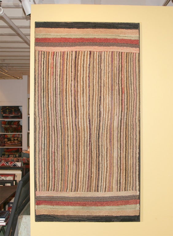 Geometric Hooked Rug