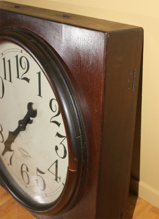 American Large time punch clock.