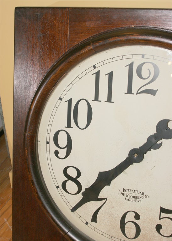 20th Century Large time punch clock.