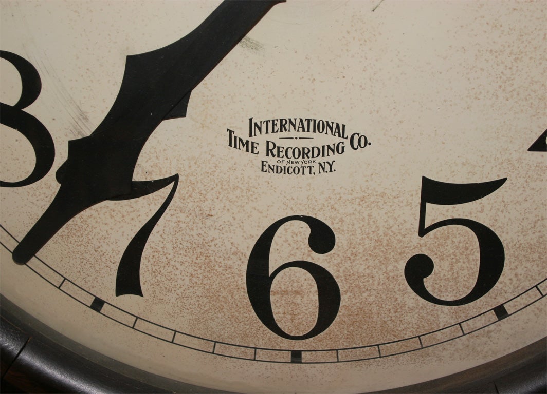 Wood Large time punch clock.