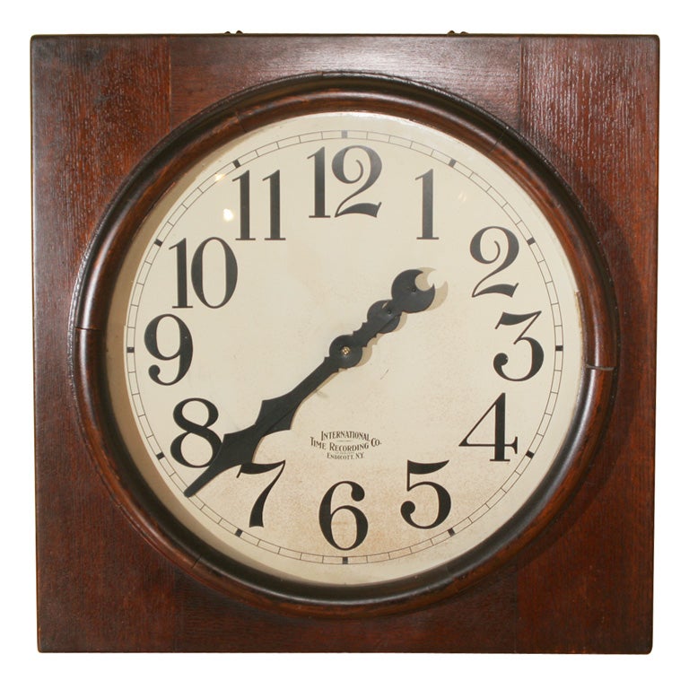 Large time punch clock.