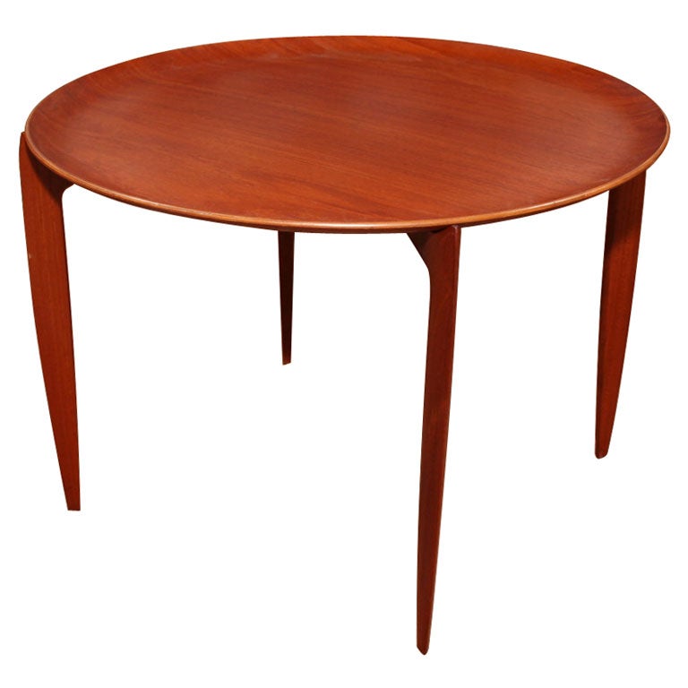 Tray Top Folding Table from Fritz Hansen at 1stDibs