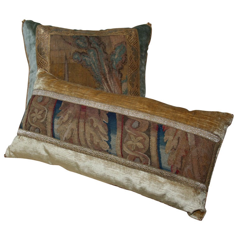 Antique Tapestry Pillows At 1stdibs