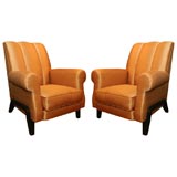 A pair exceptional armchairs
