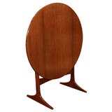 Swedish Teak Tilt-Top Table by MM Moreddi