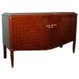 Fine Mahogany Art Deco Cabinet by Leleu