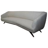 Vintage Vladimir Kagan"Boomerang" wide-angle sofa