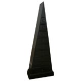 Triangular Ebonized Mahogany  Chest of Drawers