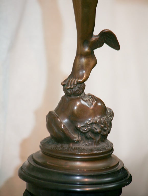 19th Century Sculpture of Mercury For Sale
