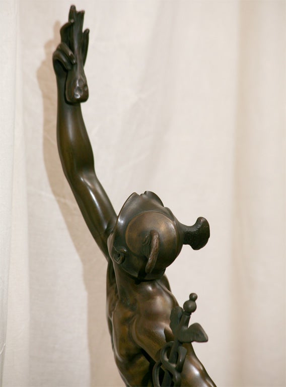 Bronze Sculpture of Mercury For Sale