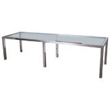 Huge 114 Inch Aluminum Console Table