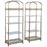 Steel and Brass Etagere