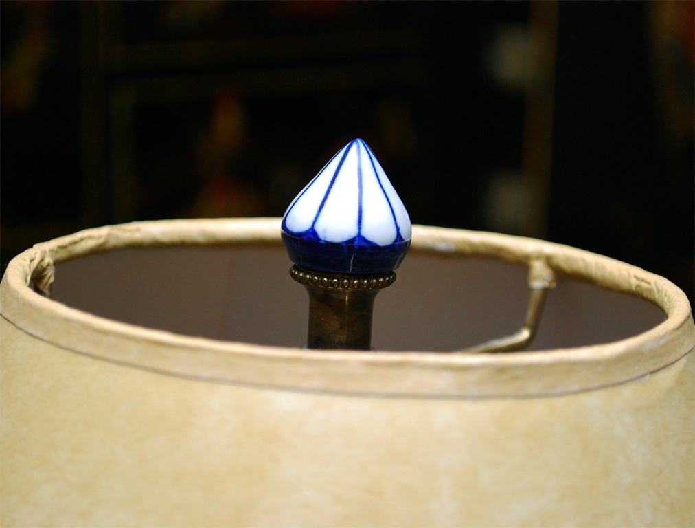 Pair of Portugese Sintra Vase Lamps 1