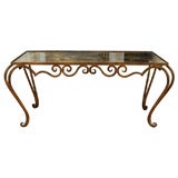 Gilded Mirror Top Coffee Table